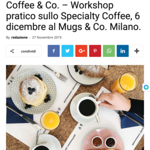 Mugs and co in Gazzetta Milano